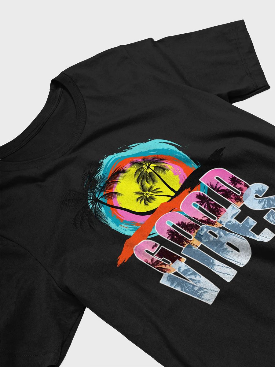 Tropical Sunset 'GOOD VIBES' T-Shirt product image (3)