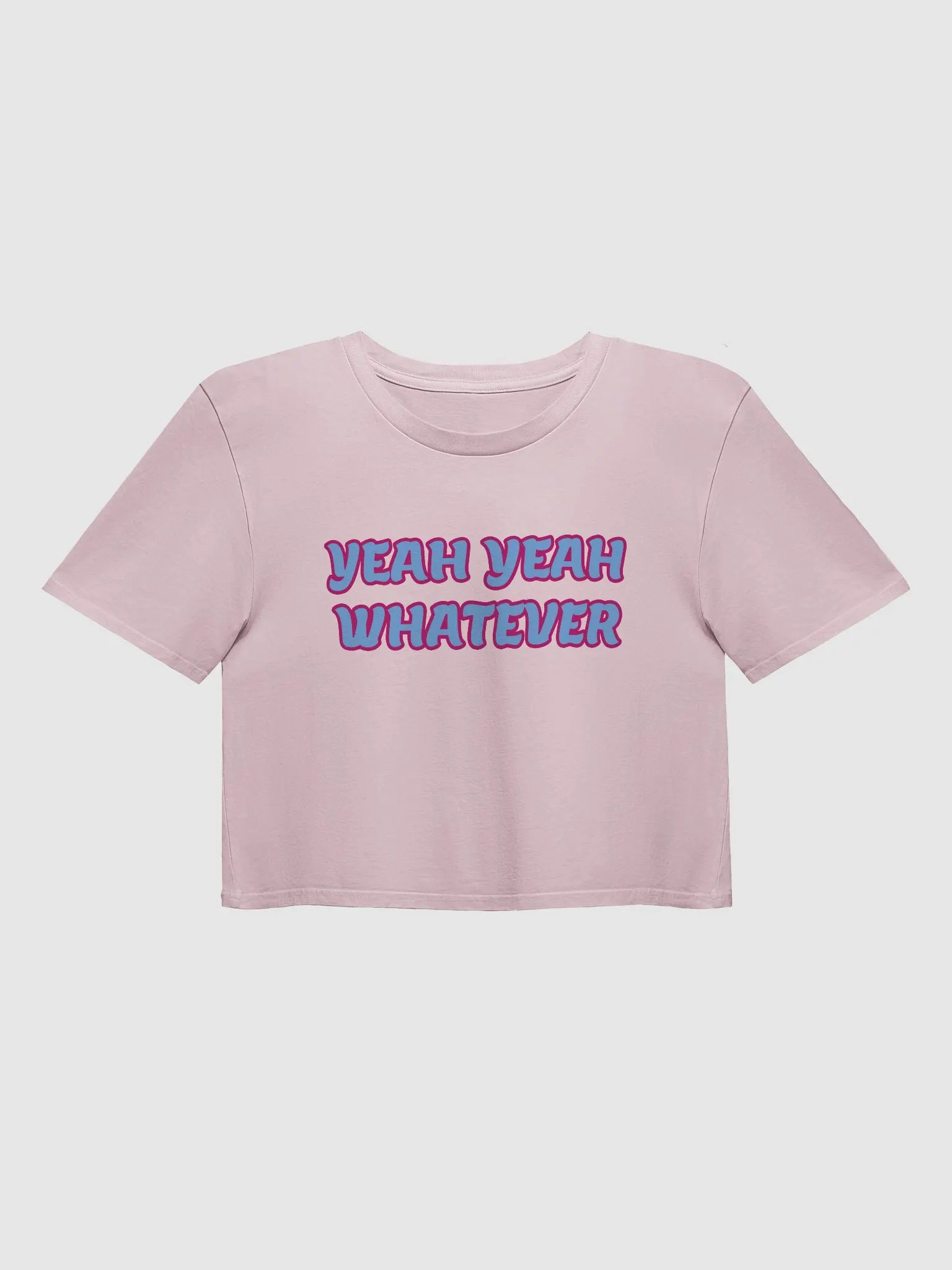 YEAH YEAH WHATEVER Crop Top product image (1)
