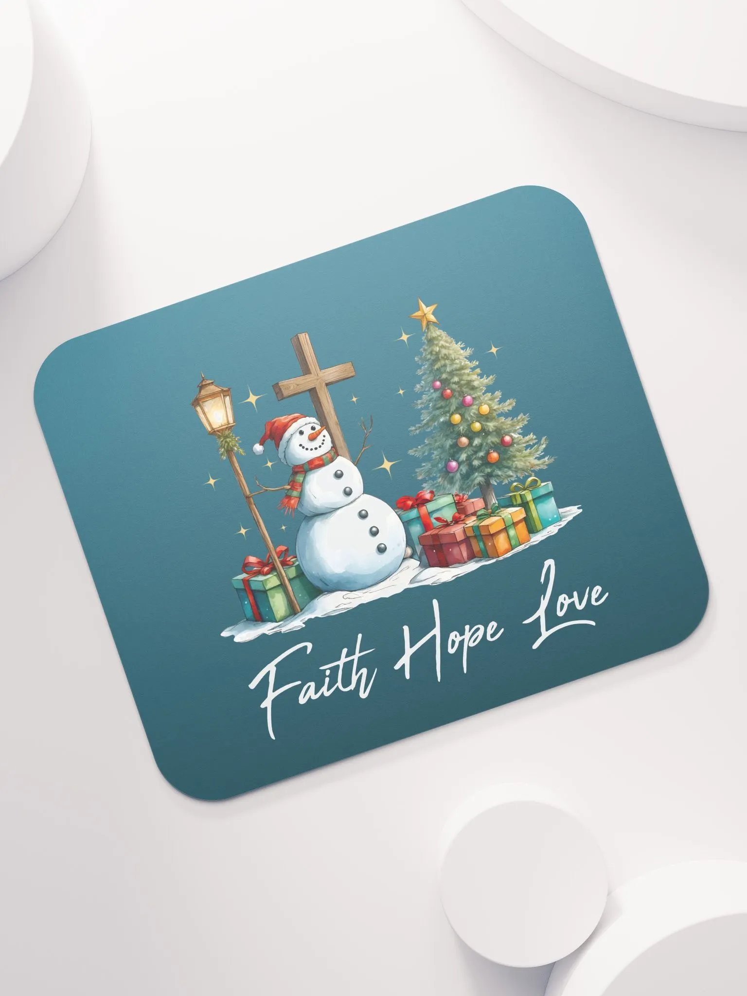 Faith Hope and Love Mouse Pad product image (1)