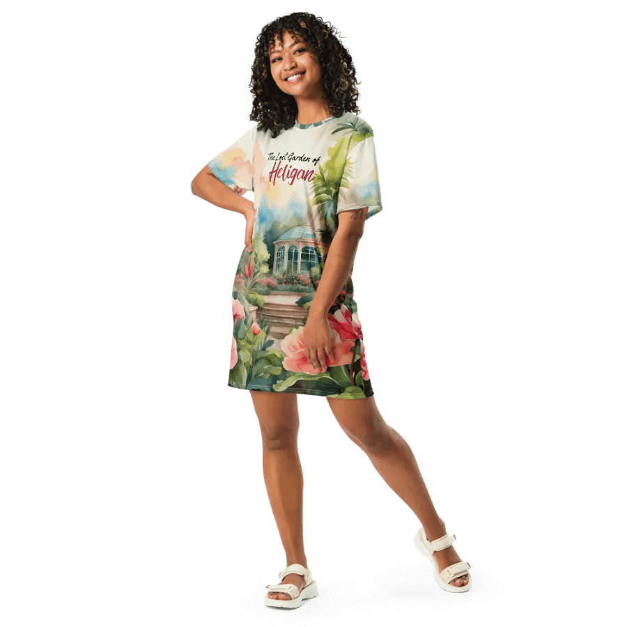 The Lost Garden of Heligan All Over Print T-shirt Dress product image (7)