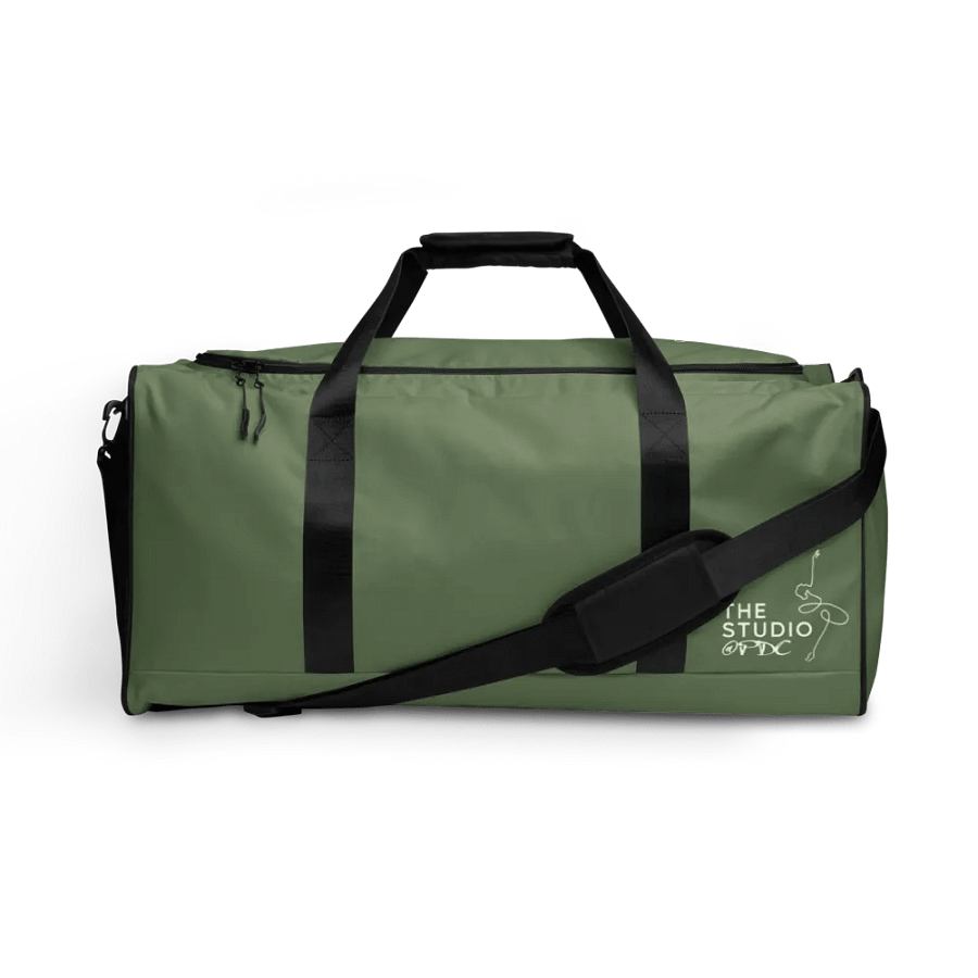Large Dance Bag | Sage with White Logo and Quote product image (1)