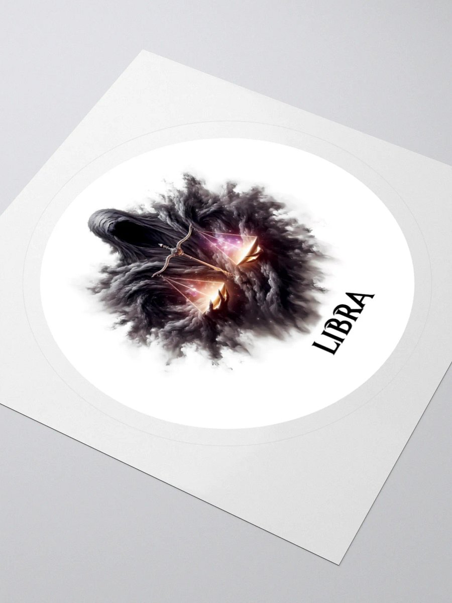 Mythical Libra Zodiac Round Sticker product image (7)