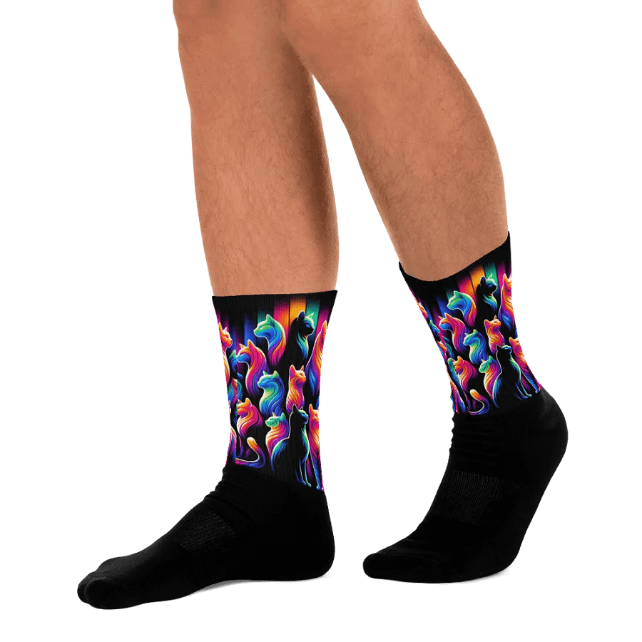 Black Foot Sublimated Socks product image (10)