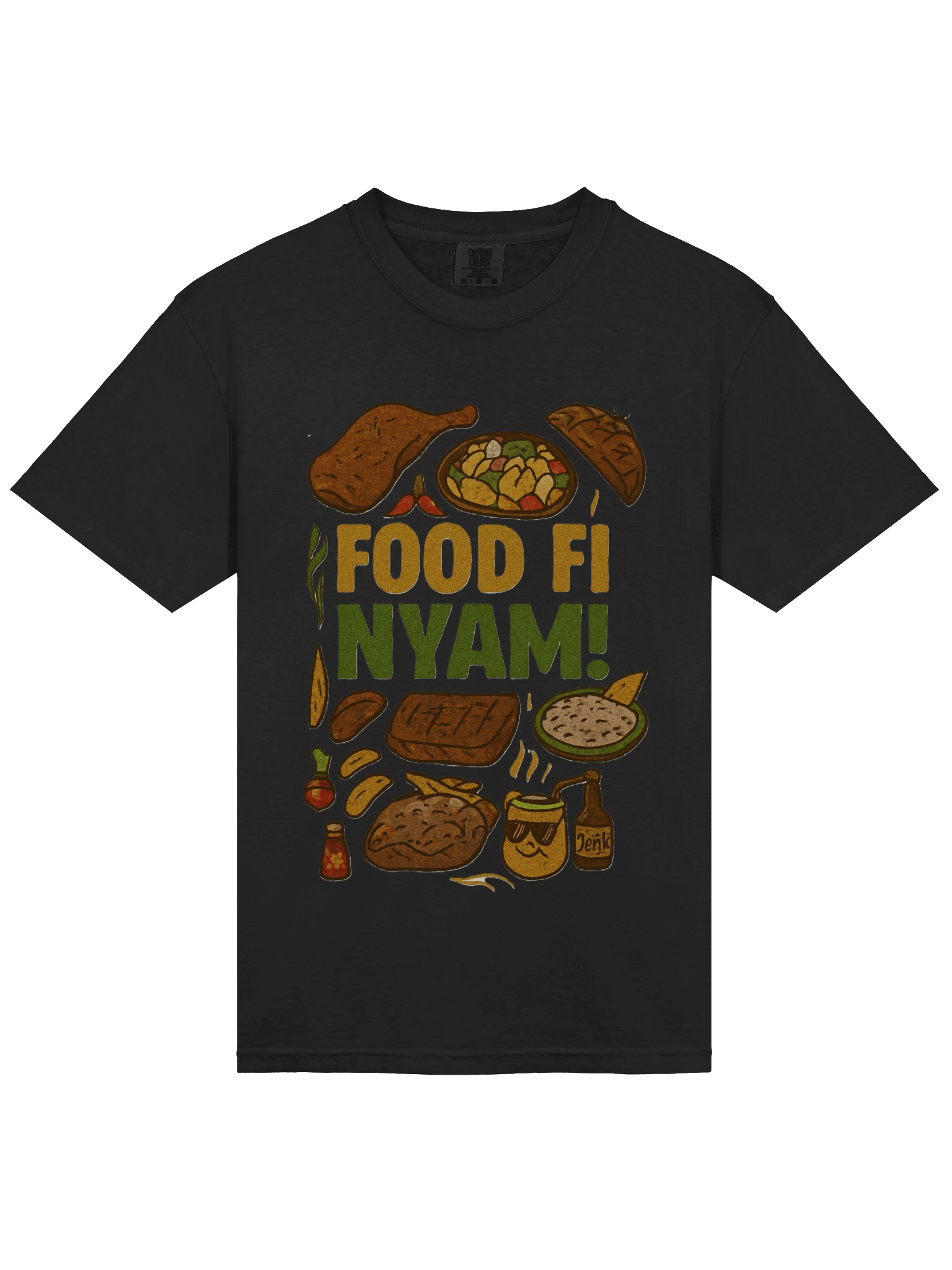 FOOD FI NYAM! Cotton T-Shirt product image (21)