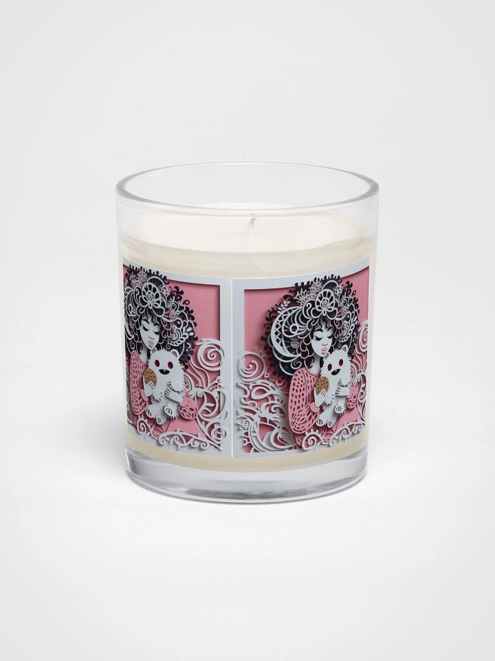 Whimsical Paper-Cut Art Soy Wax Candle product image (1)