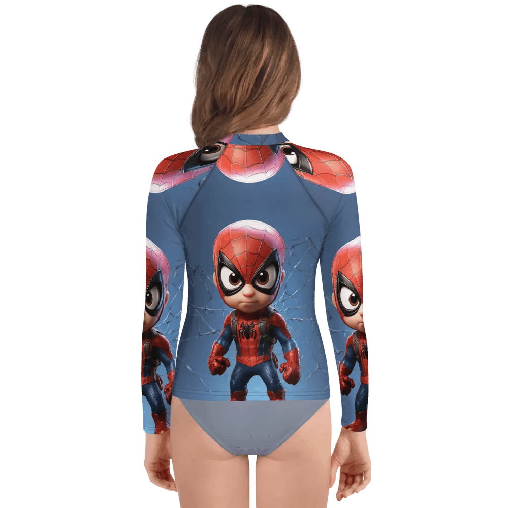 Blue spider man kids shirt product image (2)