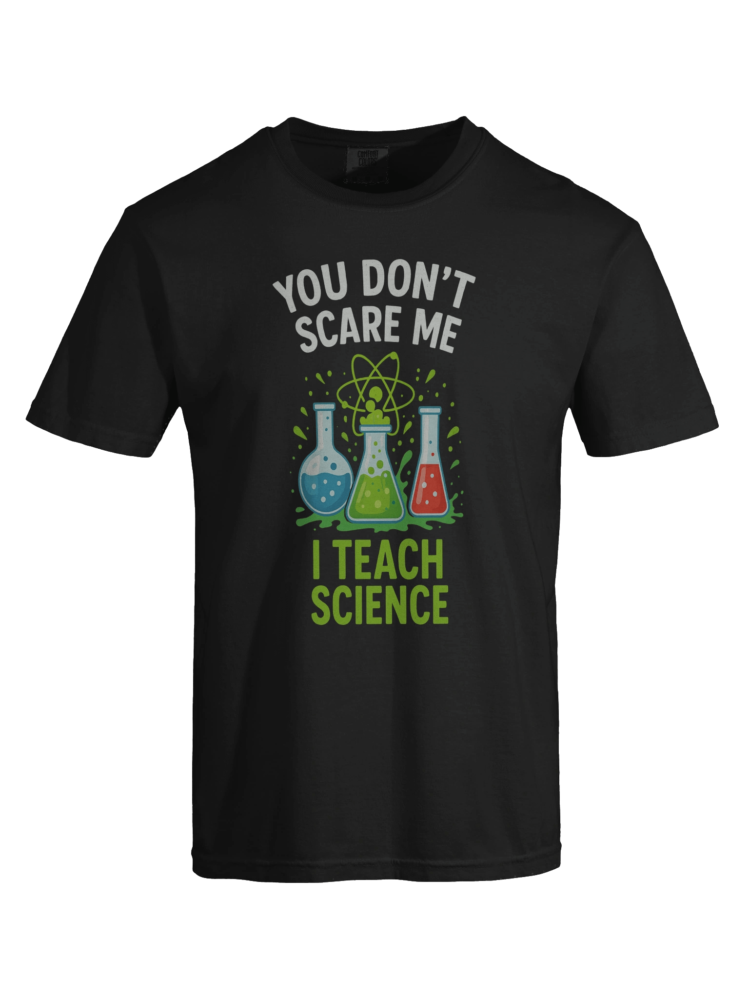 Science Teacher's Colorful Beaker T-Shirt product image (7)