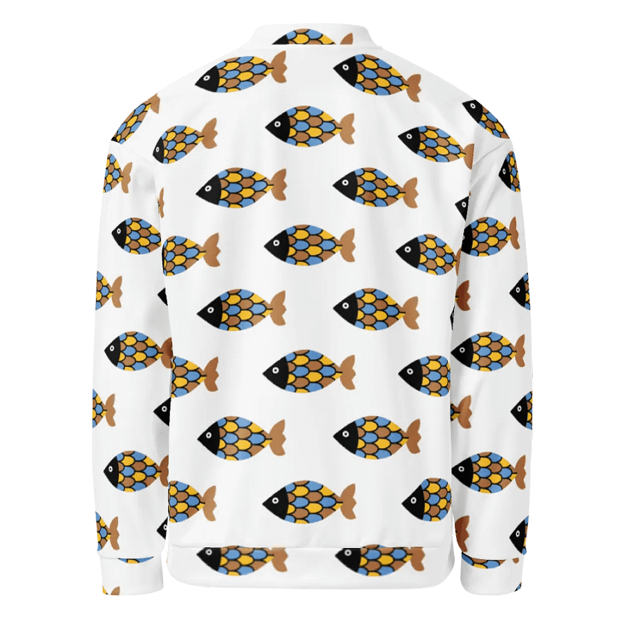 Geometric Mosaic All-Over Bomber Jacket product image (4)
