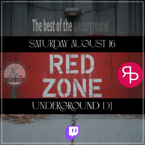• Sat. Aug. 16: RED ZONE - Underground Only Vibes 
.
• Denard Henry ⊙ Jana Clemen: 9pm ~ 11pm
.
🚂... twitch raid train ... fu...