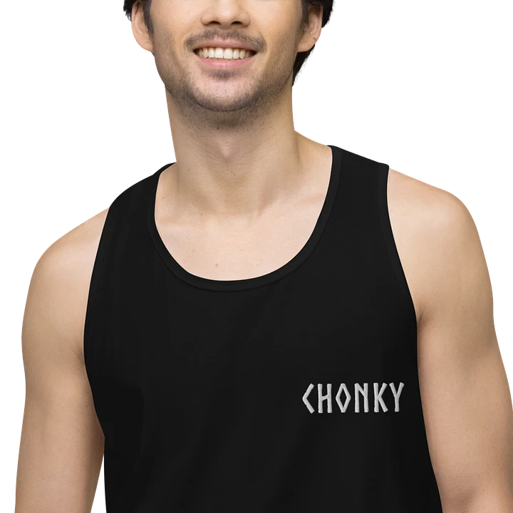 CHONKY - Tank Top Men White Embroidery product image (7)
