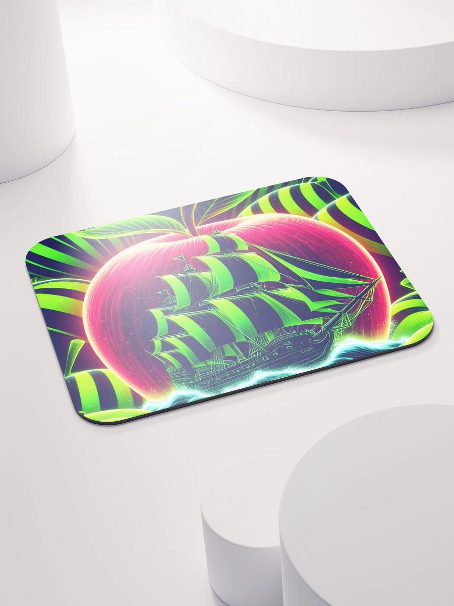 Neon Apple Dreams Mouse Pad product image (4)