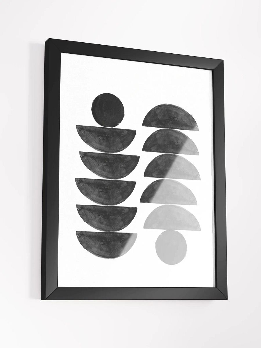 Geometric Elegance Framed Poster – Modern Abstract Wall Art | Minimalist Design | Premium Framed Décor for Homes and Offices product image (3)