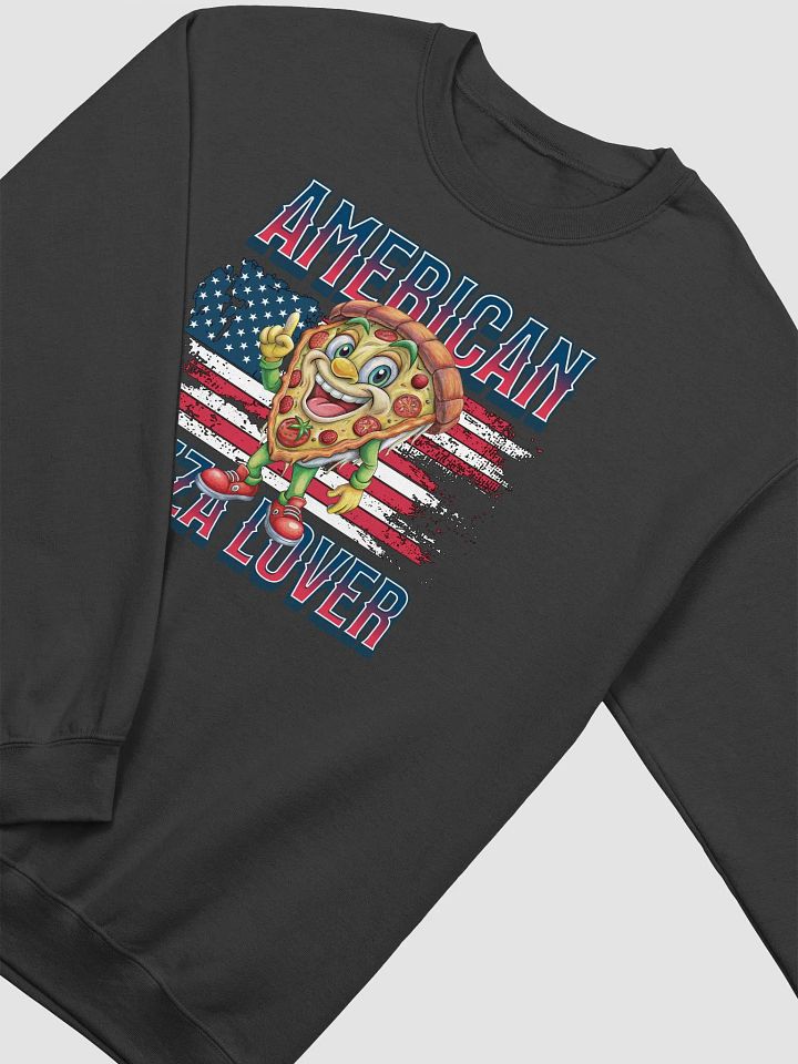 American Pizza Lover Patriotic Crewneck Sweatshirt product image (2)