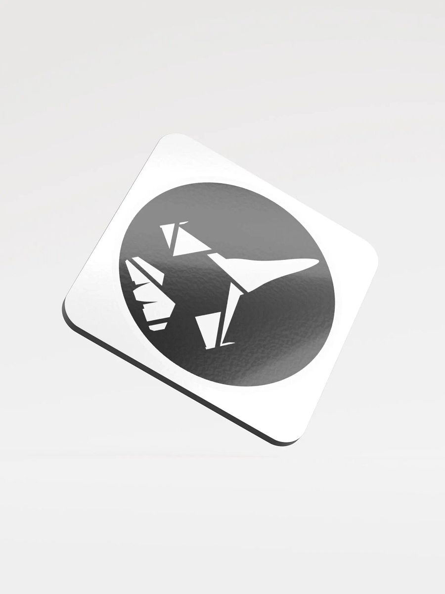 Glossed Cork Coaster - channel logo product image (1)