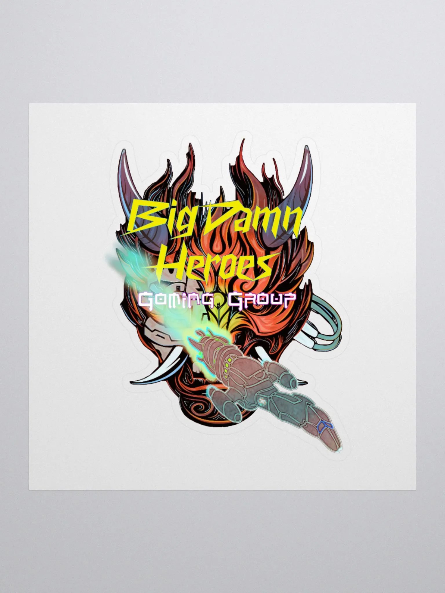 BDHGG NeoSamurai Kiss Cut Stickers product image (1)