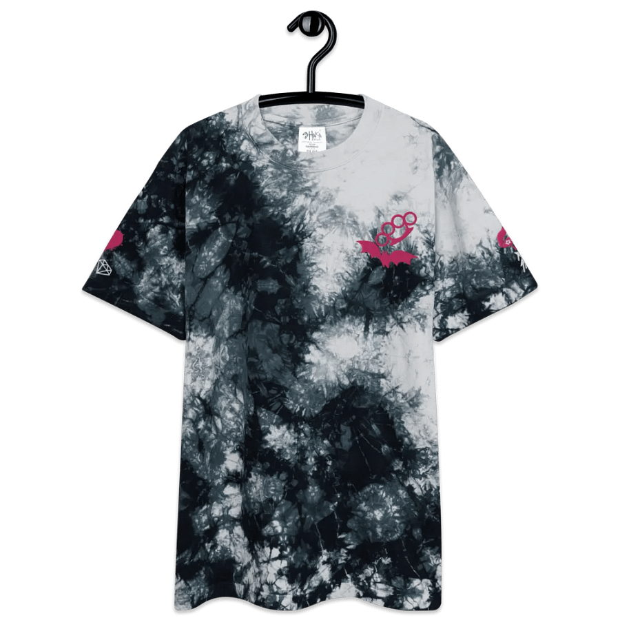 embroidered tie-dyed t-shirt product image (8)