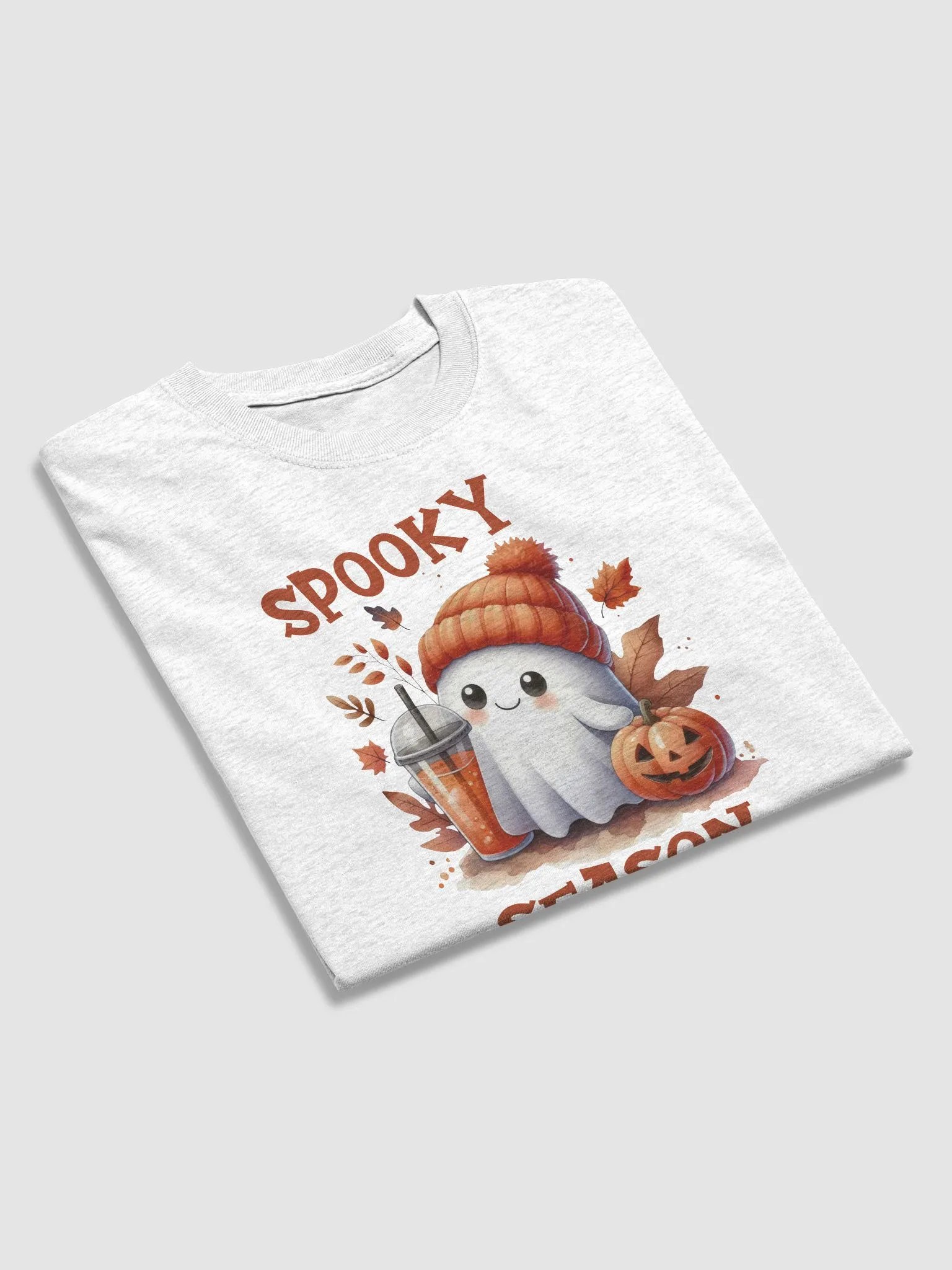 Spooky Season Cute Ghost T-Shirt product image (6)