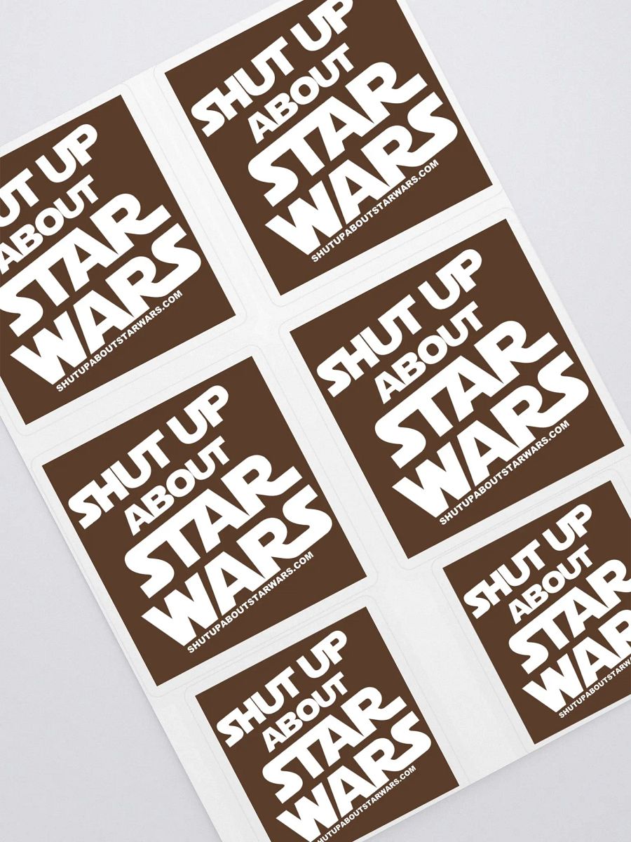 Shutup About St@r W@rs stickers product image (2)