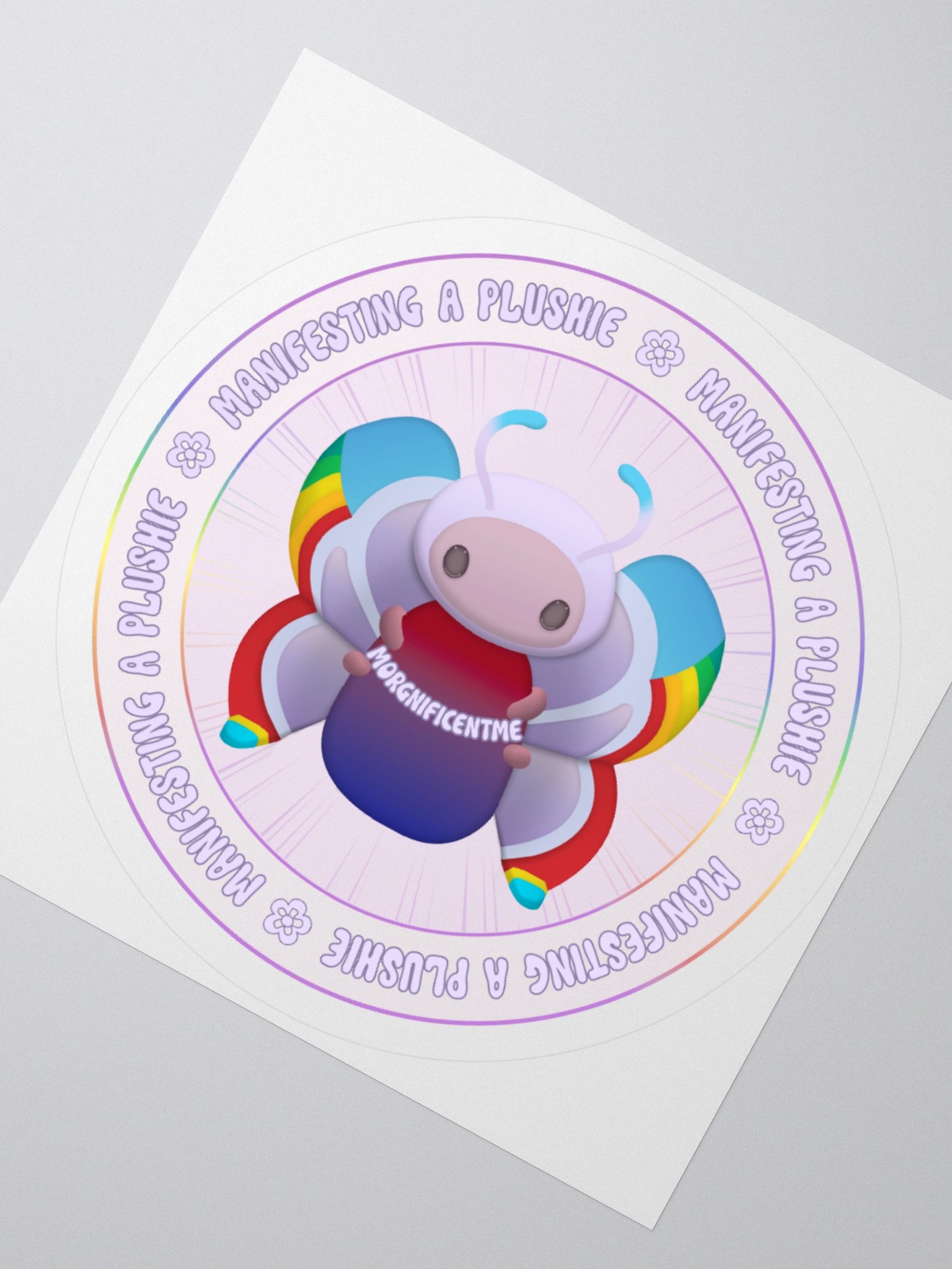 Manifesting a Plushie Sticker - Cute n' Cozy Edition product image (2)