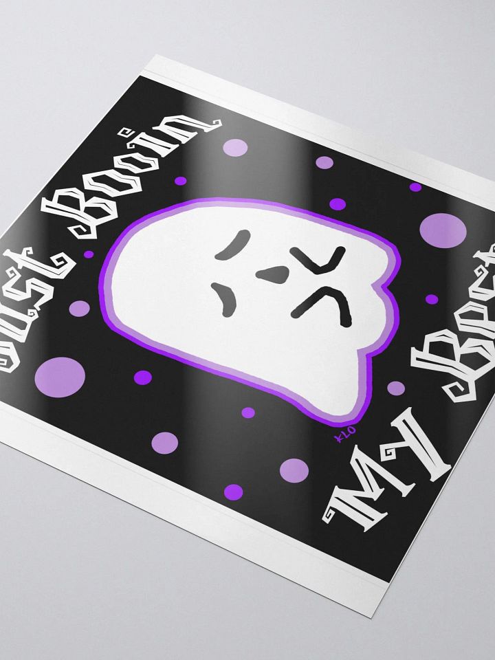 Just Booin My Best Sticker product image (1)