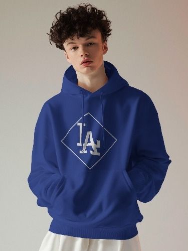 Adidas A432 Fleece Hoodie Dodgers LA Logo product image (1)