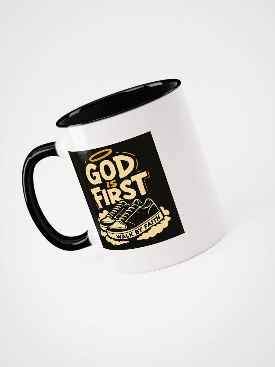 God is First – Walk By Faith Mug product image (5)