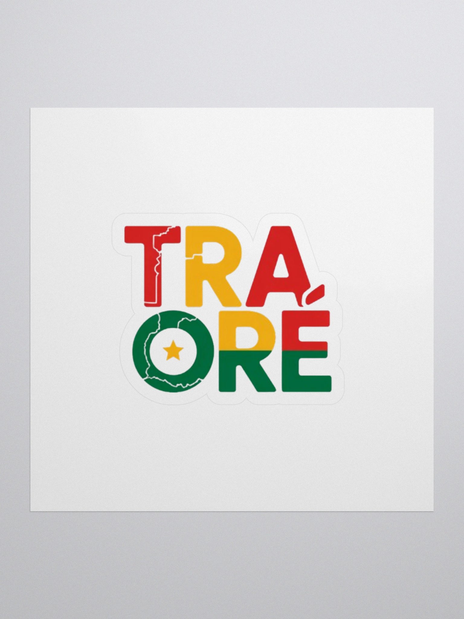 Traore Burkina Faso African Africa for Ibrahim Traoré Sticker product image (1)