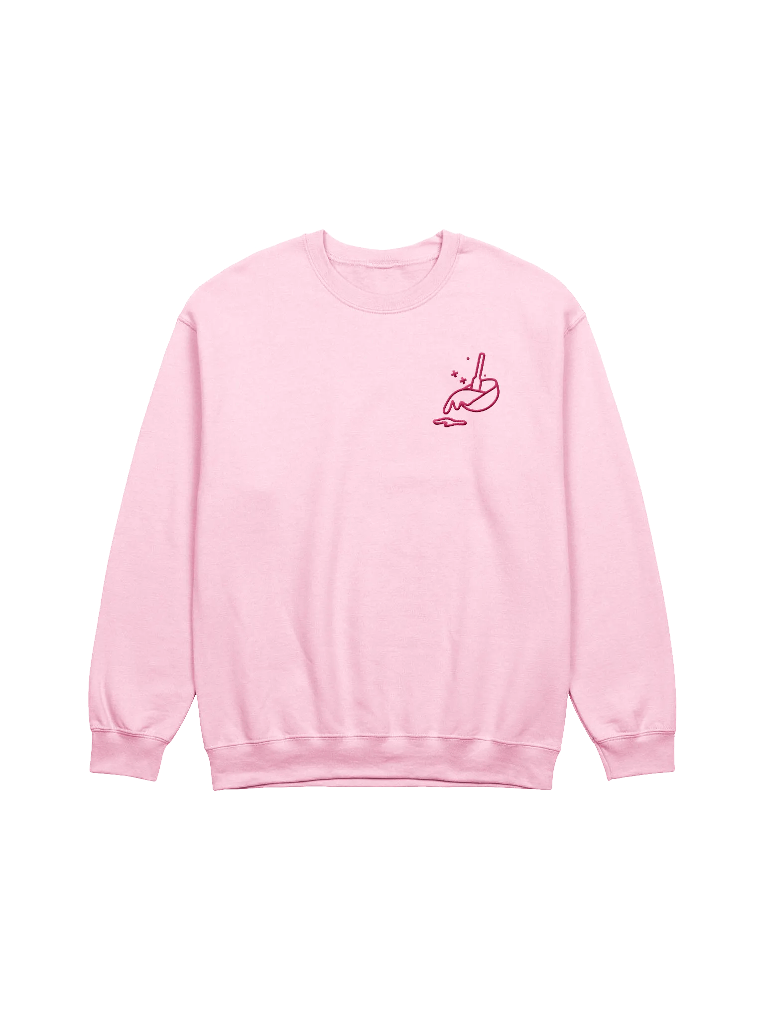 The Amateur Embroidered Sweater (Pink) product image (3)