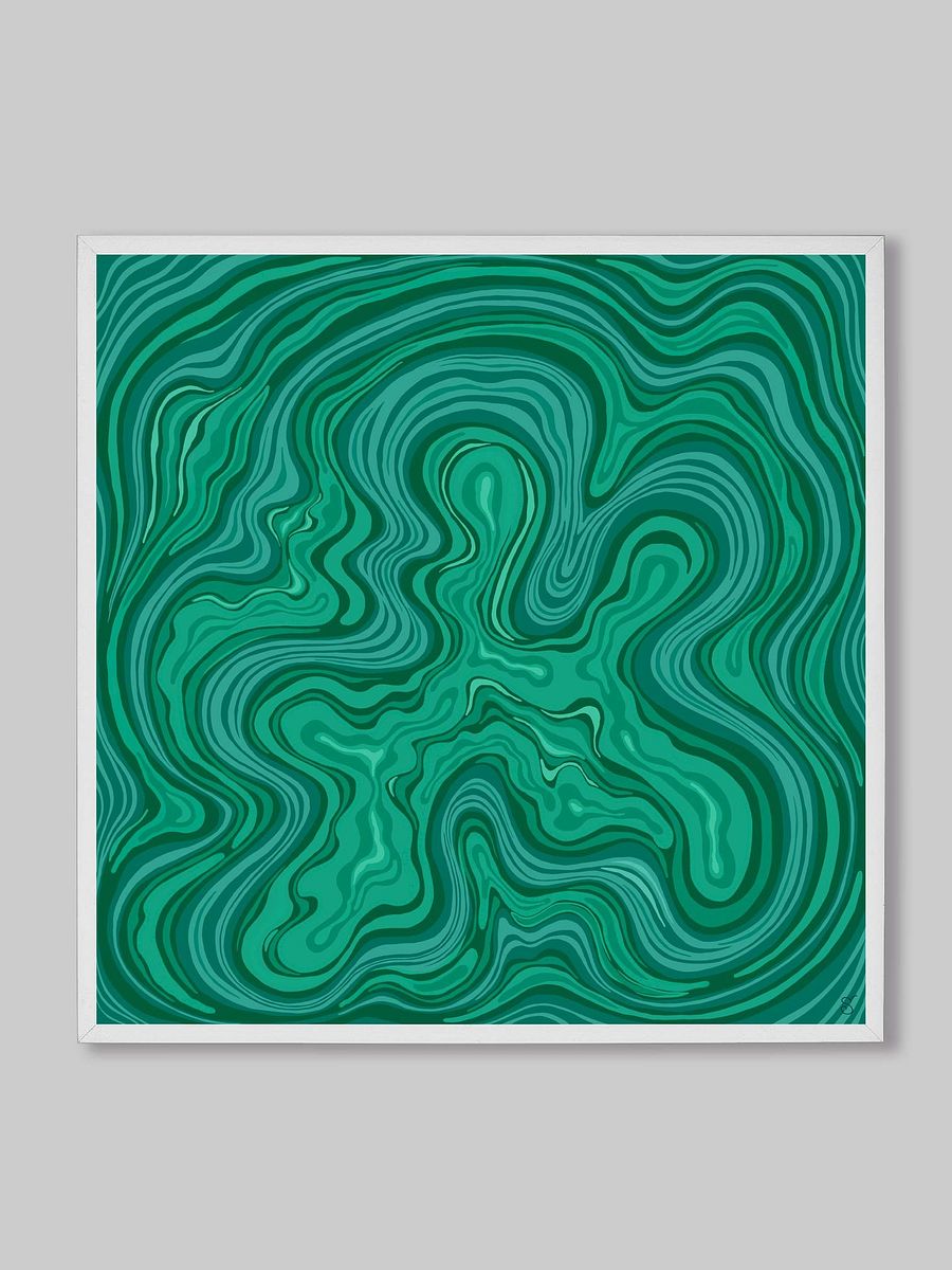 Verdant Swirls Canvas Art - Stone No. 7 product image (112)