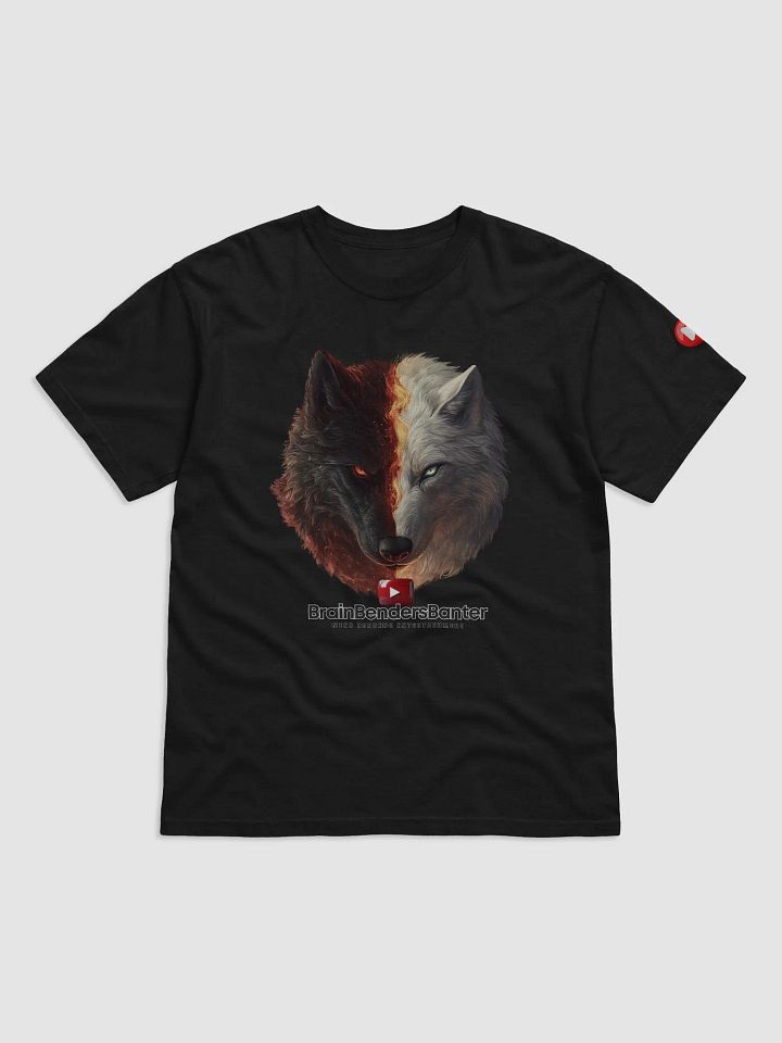 Fire & Ice Wolf Ying Yang Relaxed Tee product image (1)