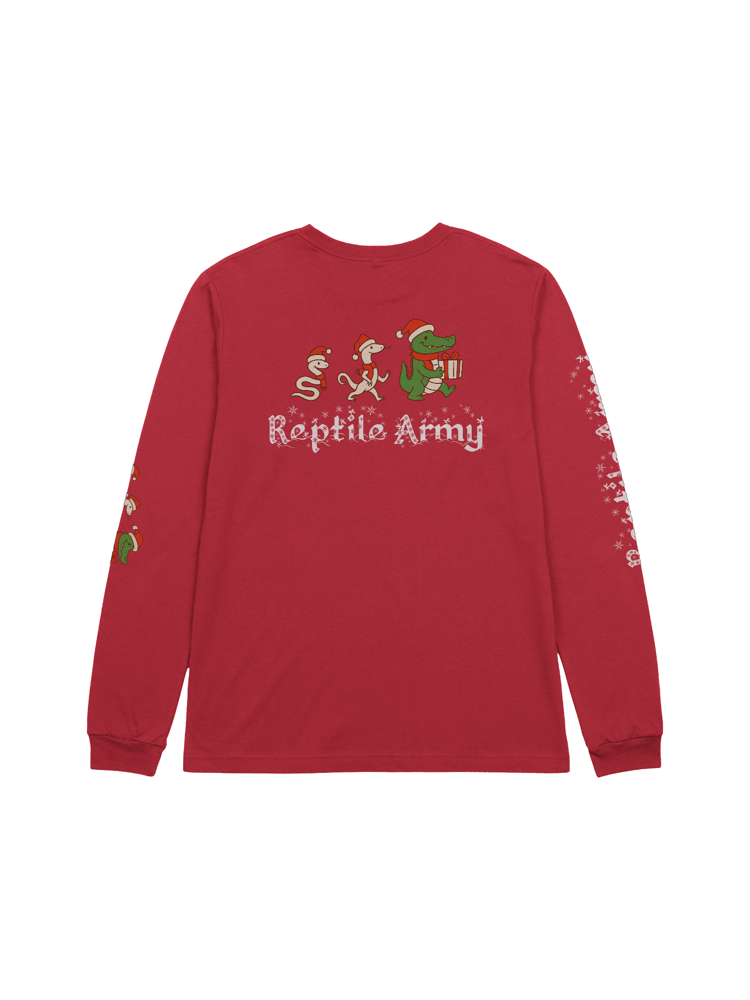 Christmas Reptile Army Logo Long Sleeve T-Shirt product image (14)