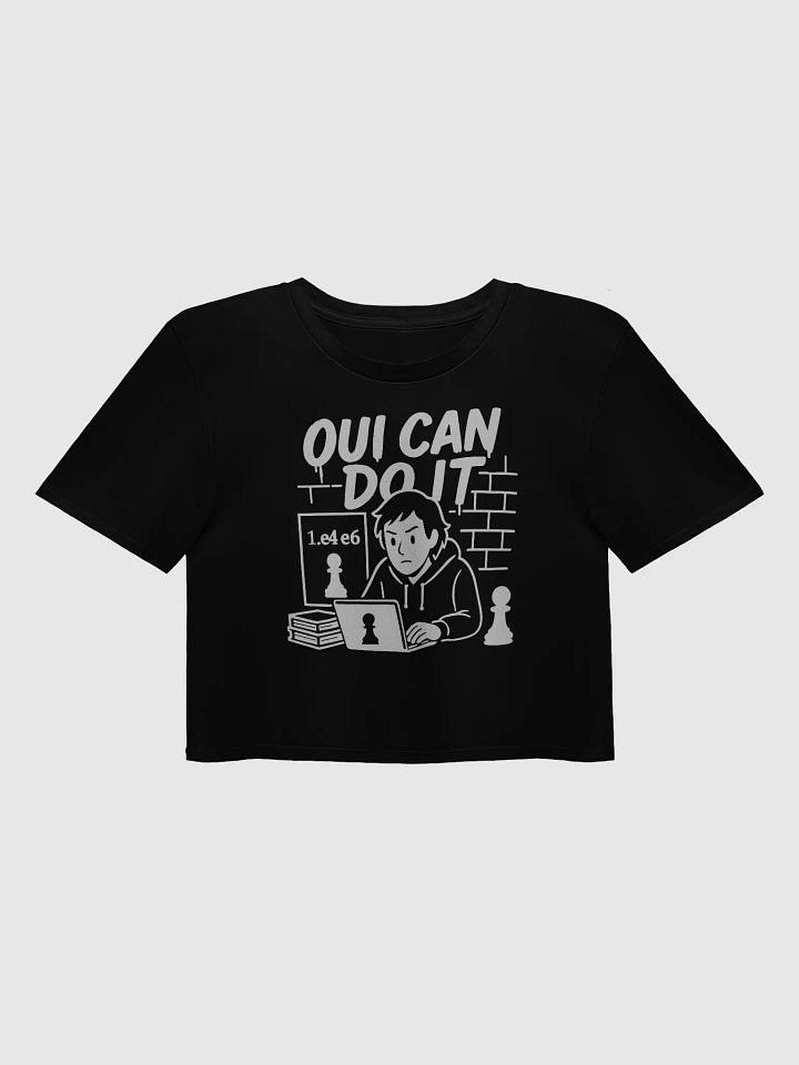 Oui Can Do It - Women's Premium Crop Top product image (2)
