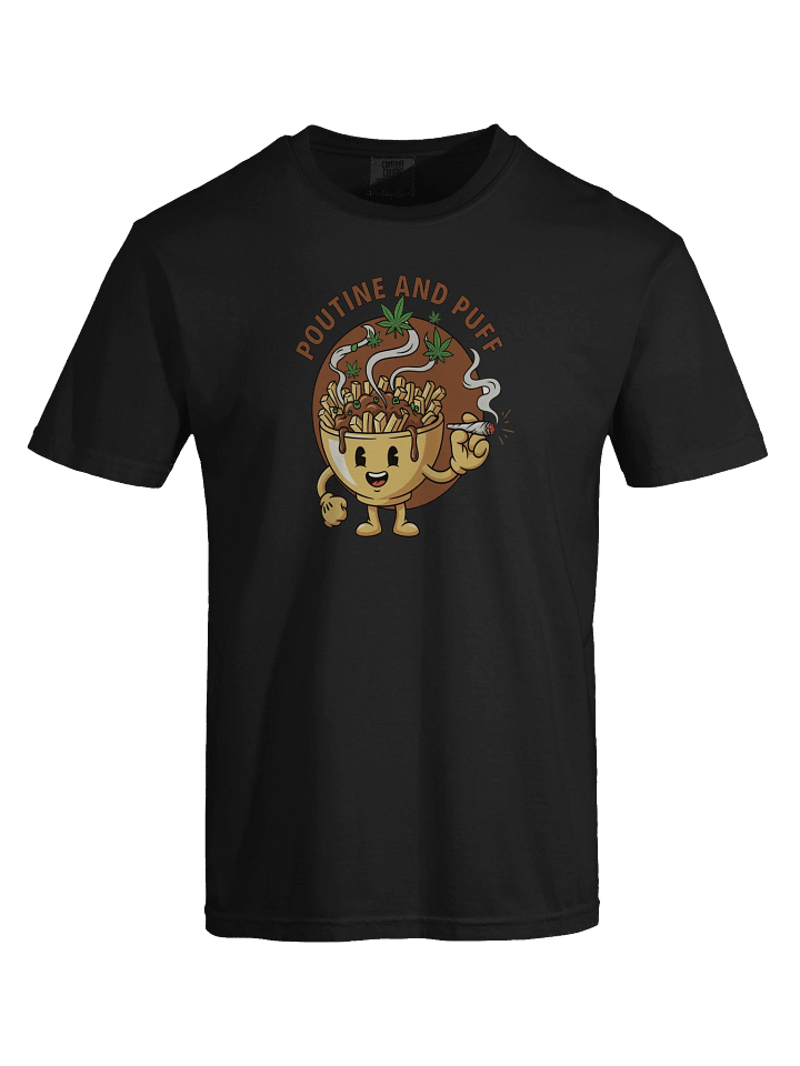 Poutine and Puff Comfort Colors 1717 Tee product image (1)