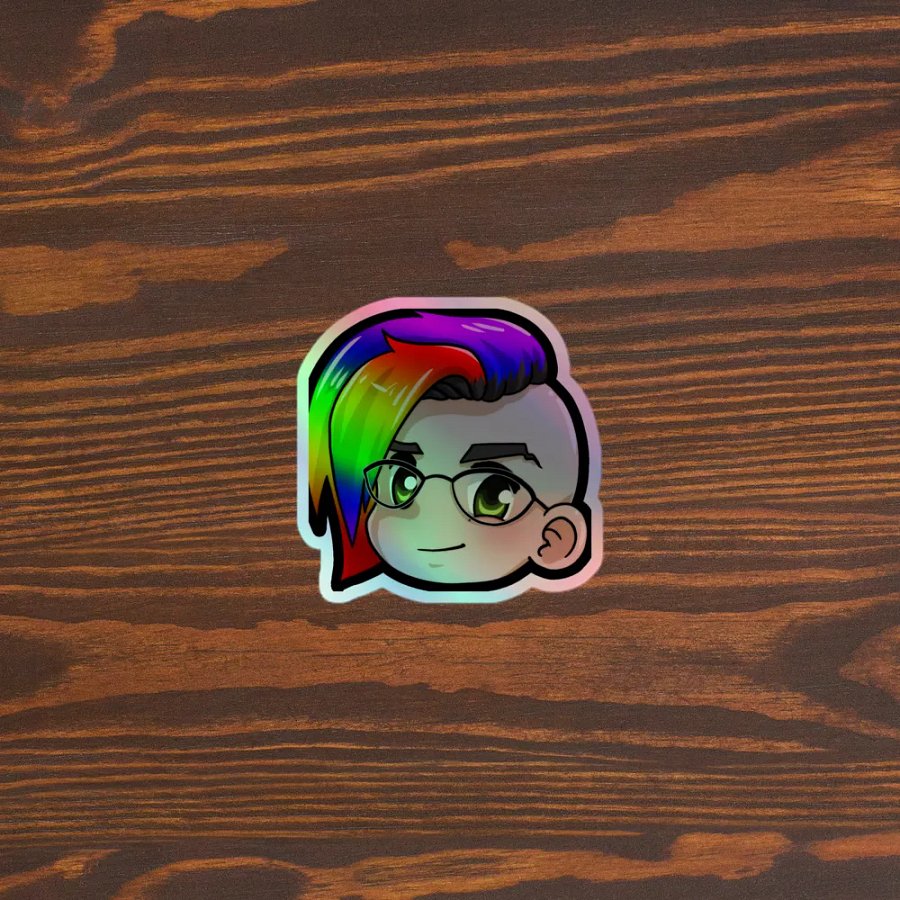 Hybrid Pride Holo Sticker product image (3)