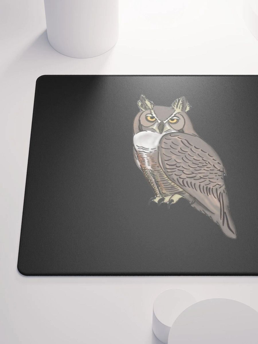 Owl Logo Gaming Mouse Pad (Black) product image (6)
