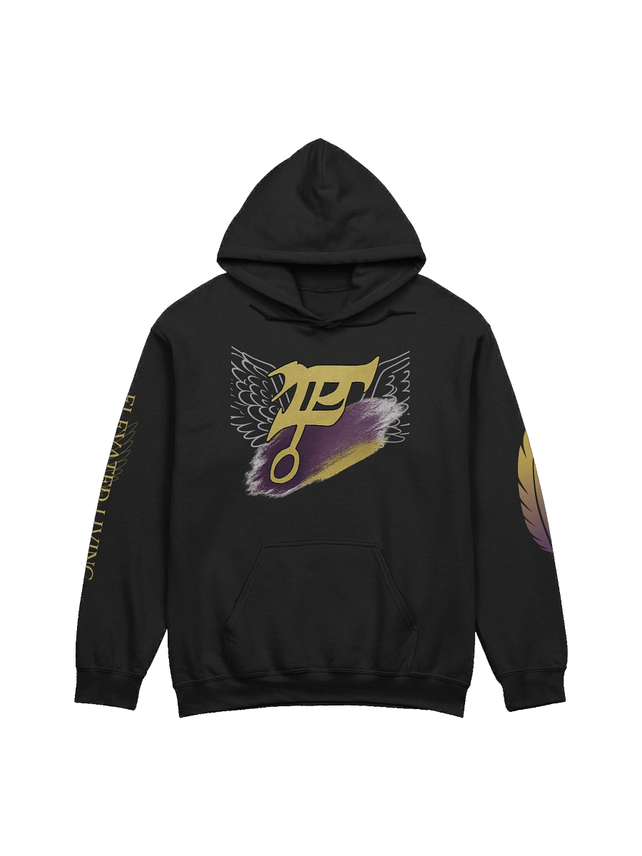 Elevated Living Hoodie – Gold Edition product image (1)