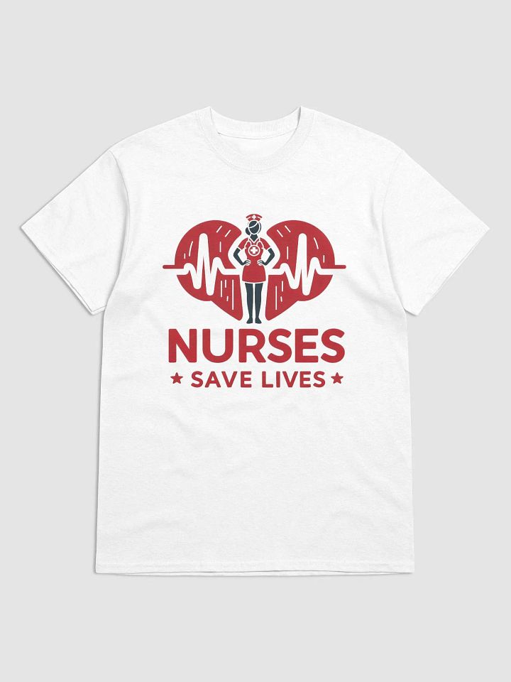 Heartbeat Hero Nurse Tee product image (4)