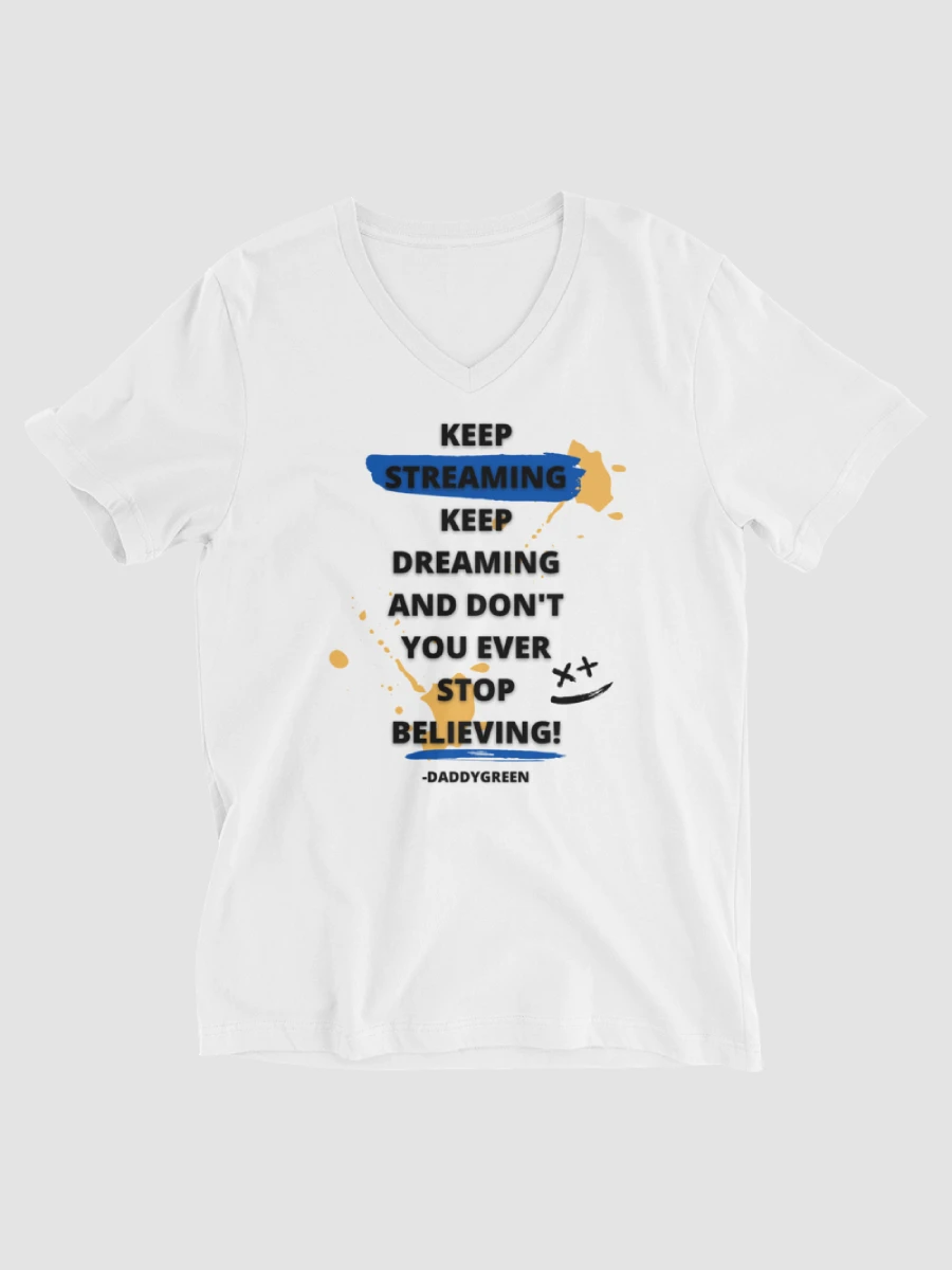Keep Believing V-Neck Jersey T-Shirt - Daddygreen product image (2)