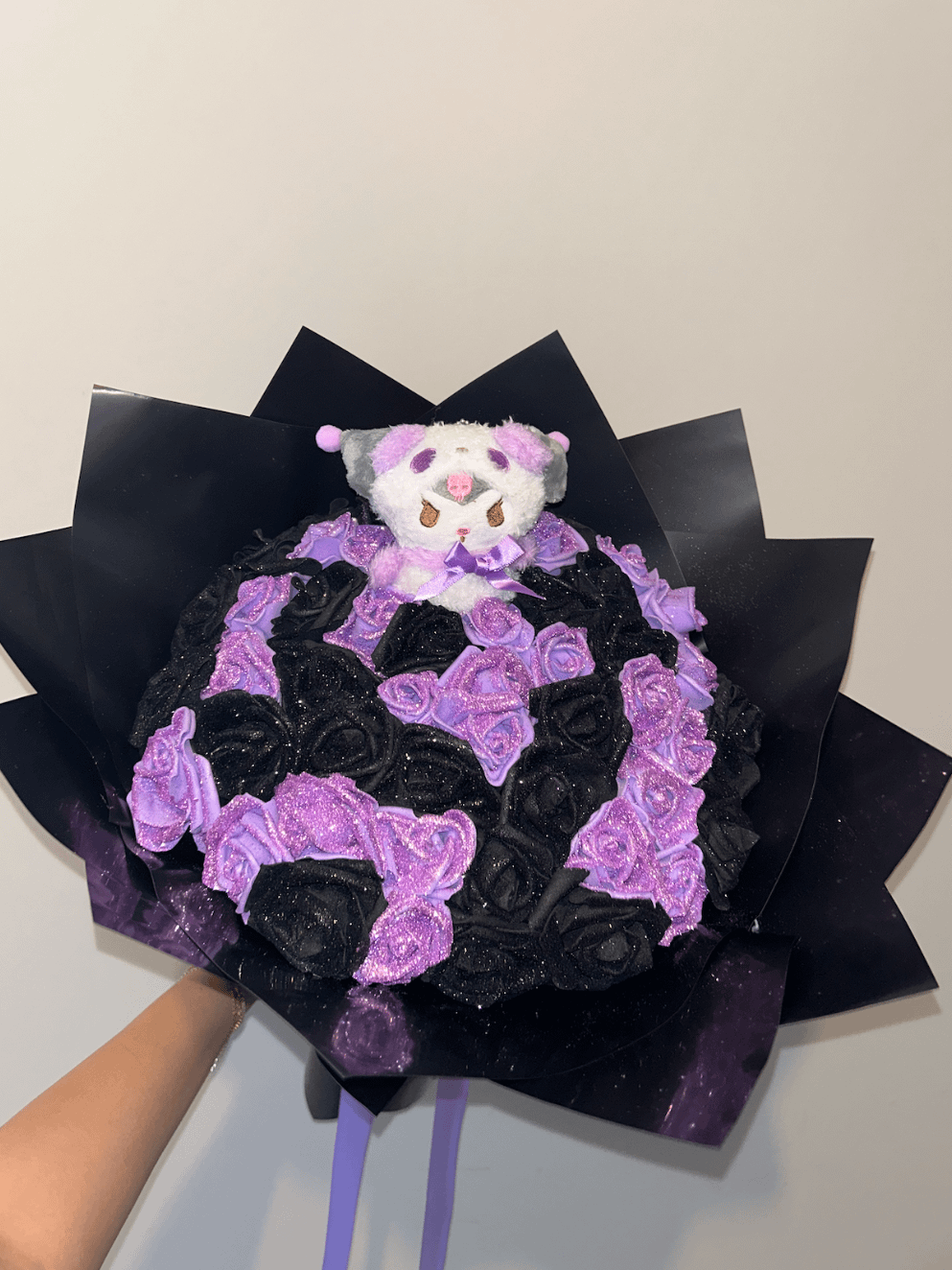 Purple & Black Glitter Bouquet product image (5)