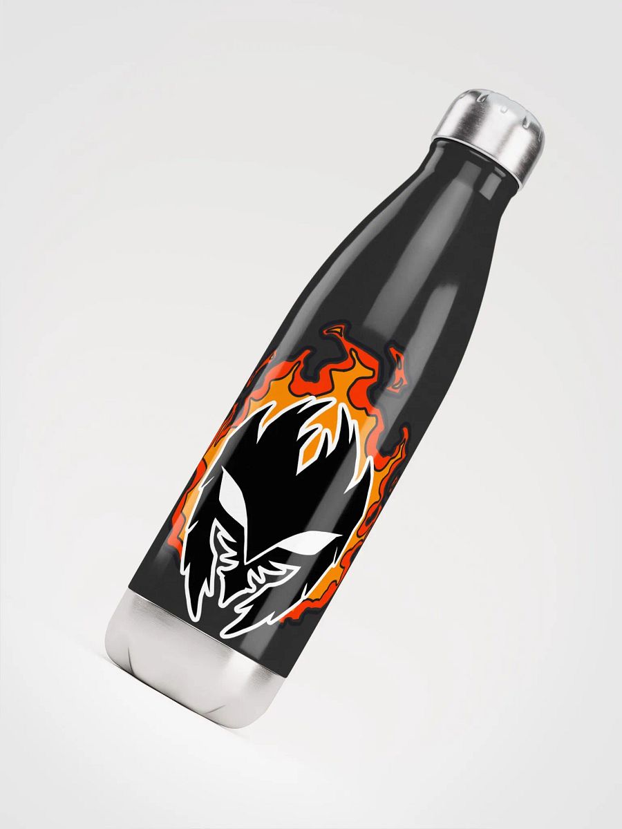 Mask Icon v2 (Black) Stainless Steel Water Bottle product image (5)