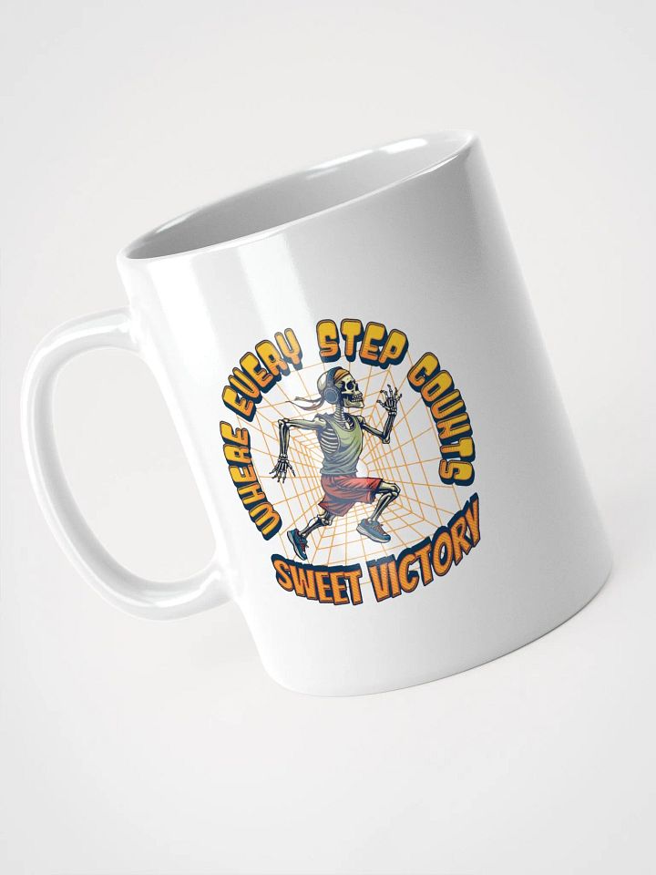 Where Every Step Counts Sweet Victory Runner Skeleton Mug product image (2)