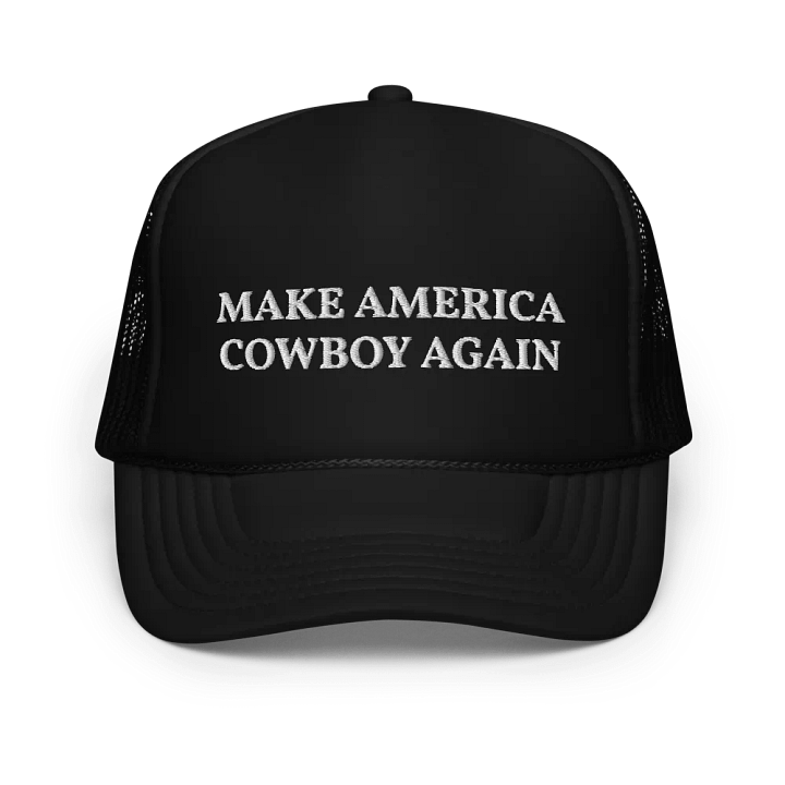 Make America Cowboy Again - Embroidered Trucker Cap product image (1)