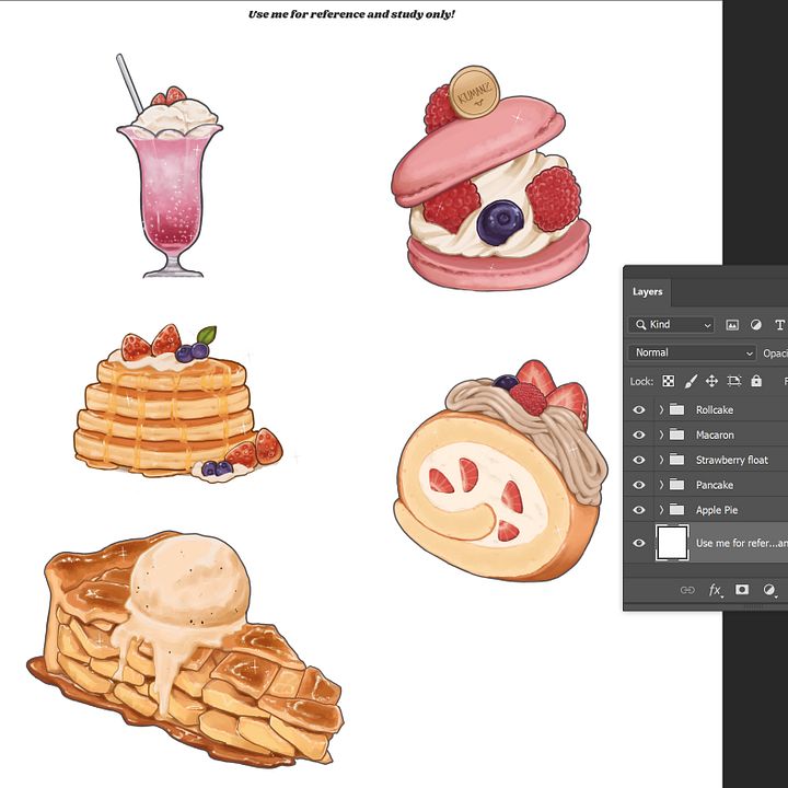 [Free] Kumanz Food Art tutorial pack product image (2)
