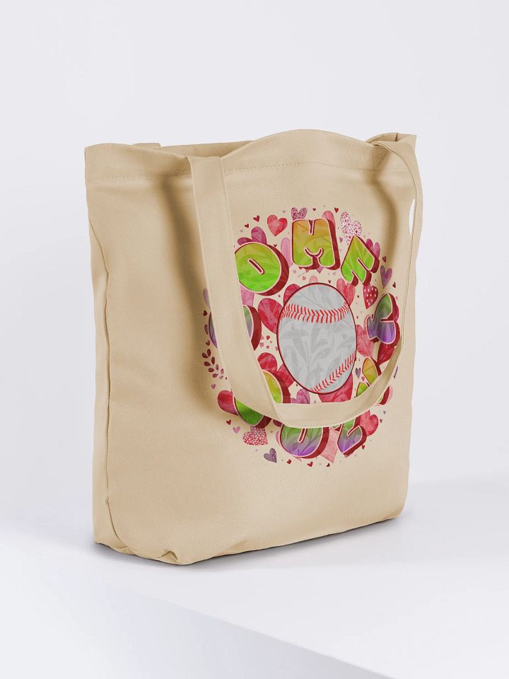 Comfy Cozy Baseball Heartfelt Tote Bag product image (4)