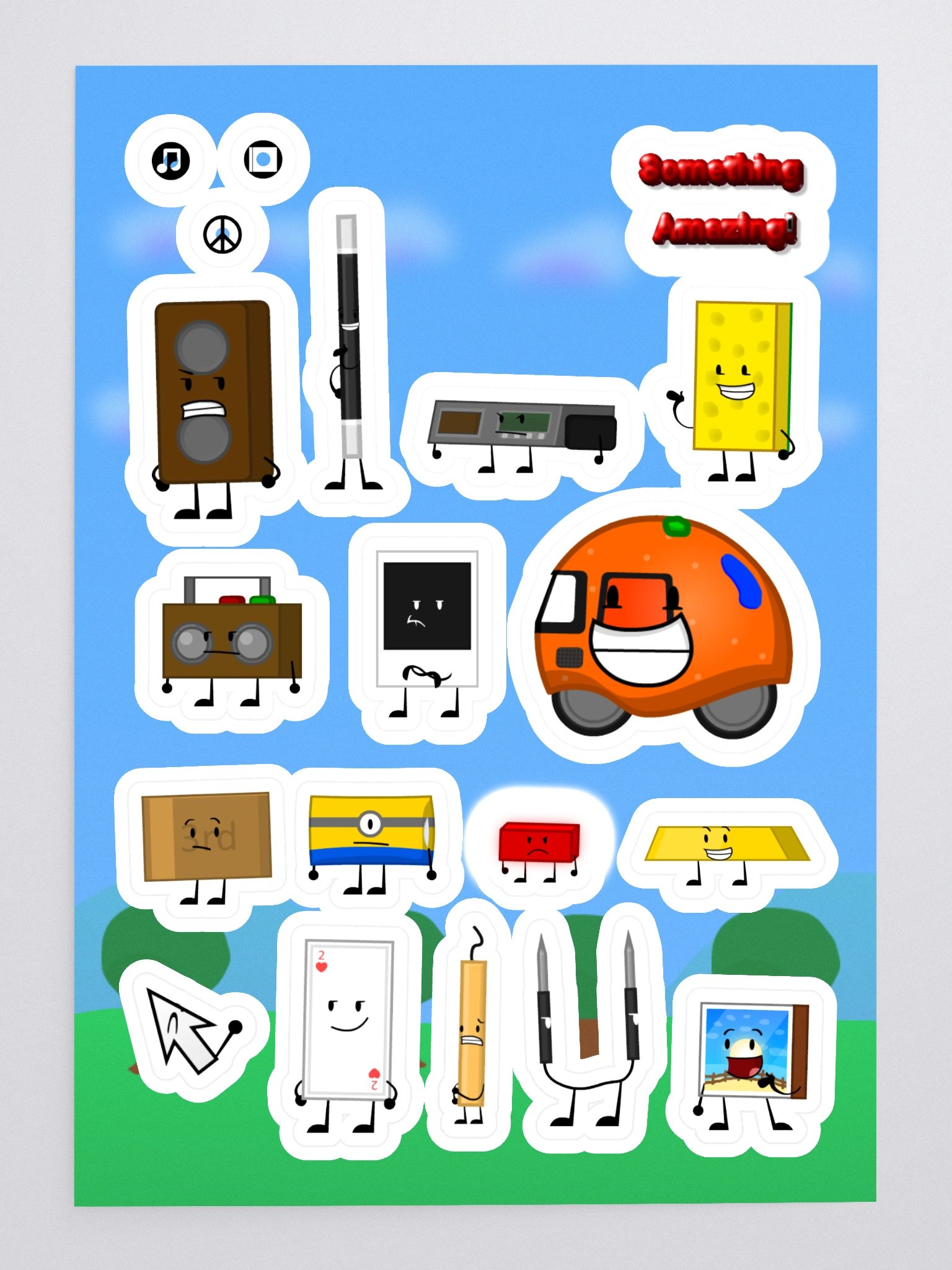 [SOMETHING AMAZING] | Sticker Sheet product image (3)