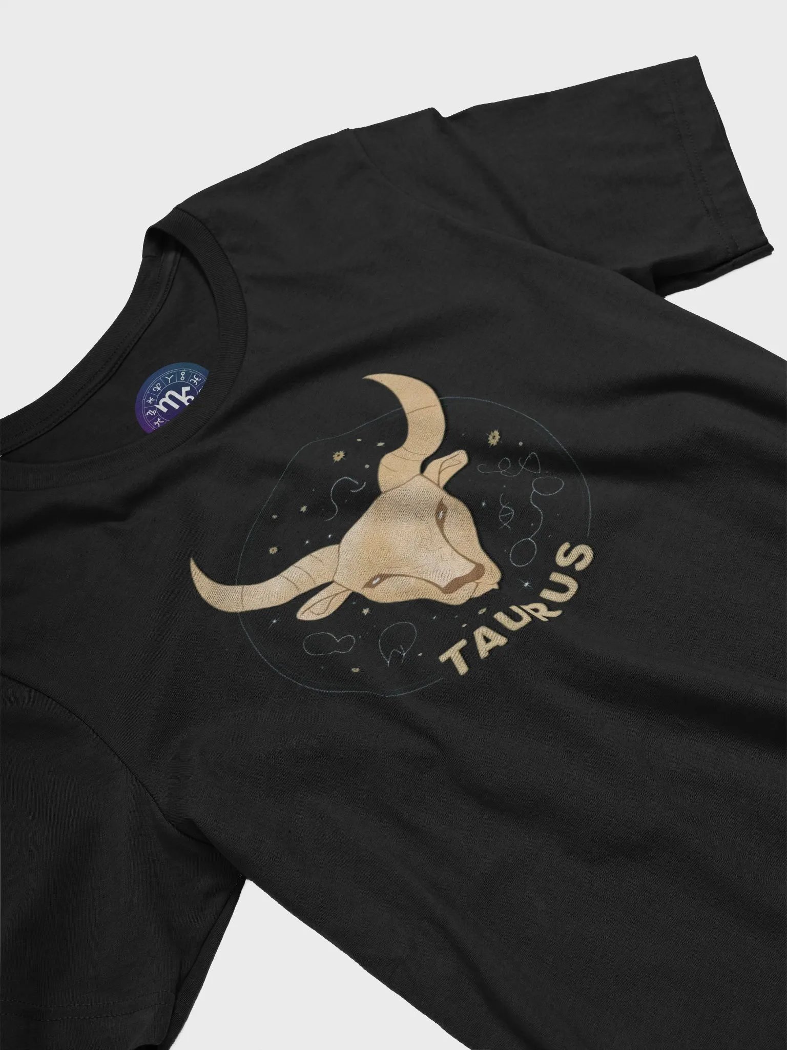 Taurus T-Shirt - Unisex Supersoft with Celestial Bull Design product image (5)