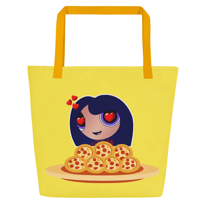 Pizza Love Tote Bag - Yellow product image (1)