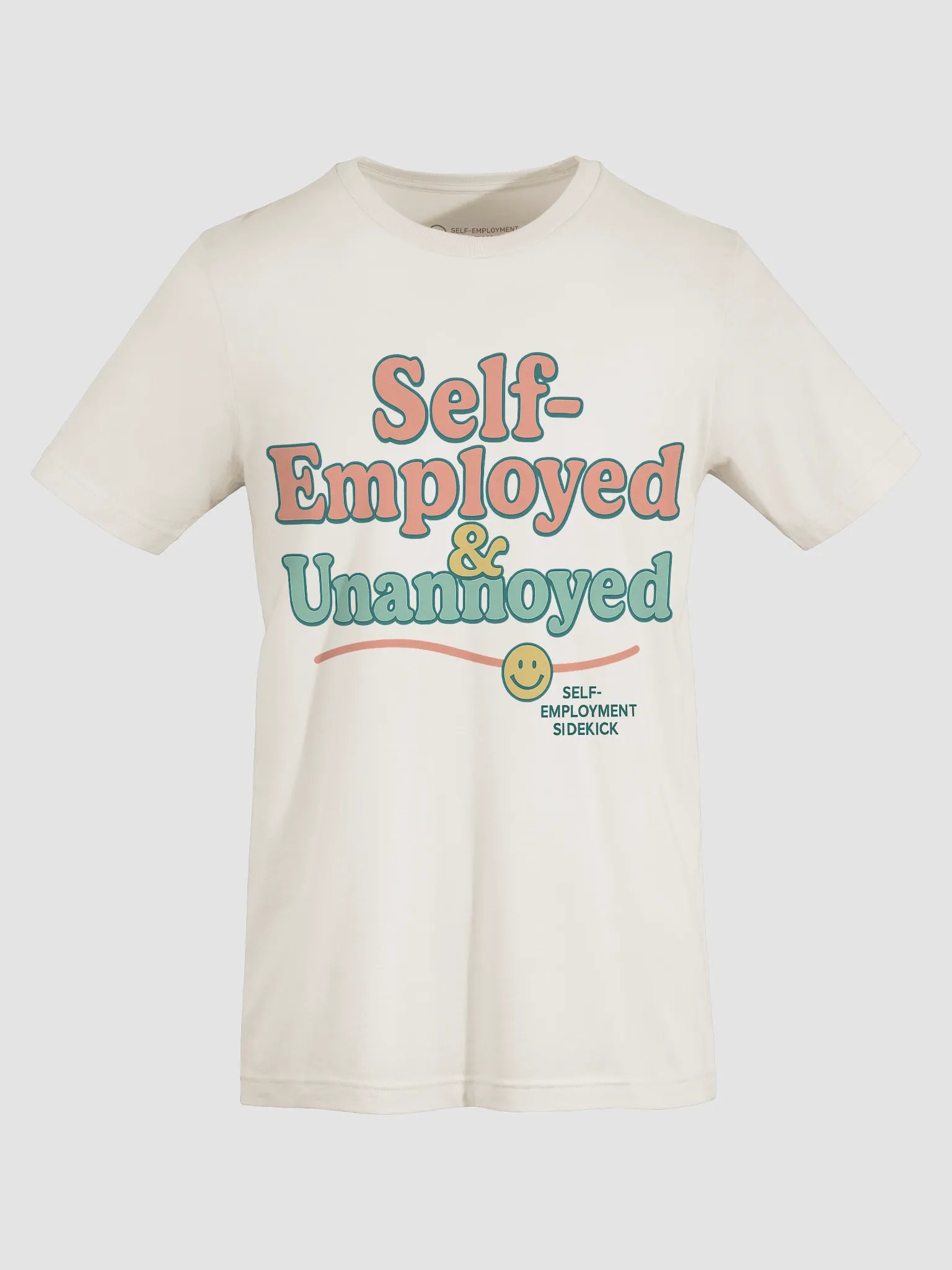 Self-Employed & Unannoyed T-Shirt (Peaches & Mint) product image (7)