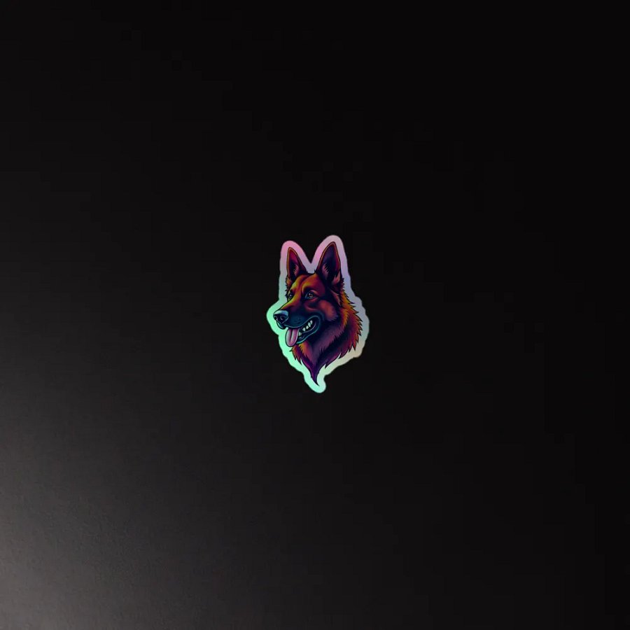 Vibrant Shepherd Holographic Sticker Set product image (4)