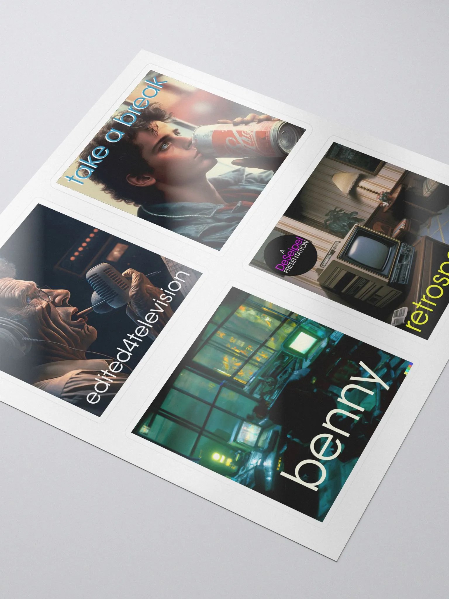 Retrospection sticker sheet product image (3)